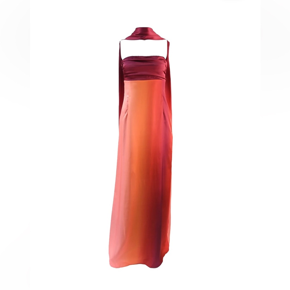 Vivia scarf dress - aurora - Yllw The Label